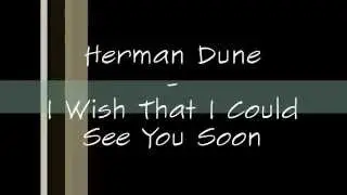 Herman Dune  - I Wish That I Could See You Soon (Lyrics)