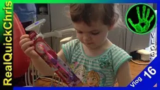 Robyn's 1st dentist visit to a pediatric dentist realquickchris vlog 16