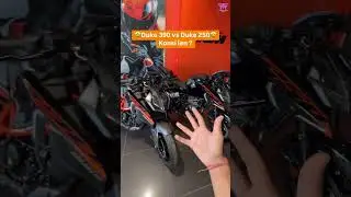 KTM 390 Duke vs KTM 250 Duke Comparison -Price & Mileage #duke390 #duke250 #ns400 #duke200