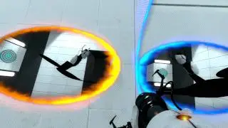 Portal 2 DLC Easter Egg Perpetual Testing Initiative - Freaky Character Model