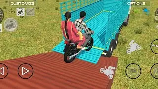 Transporting bikes on truck in Indian vehicle simulator 3d 😱🔥