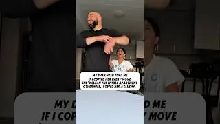 Why did I agree to this? 🤣 #DadVsDaughter #FunnyChallenge #theezzshow