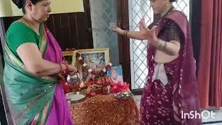सहेली के बेटे का जन्मदिन था तो सहेली ने किॅतन करवाए ।