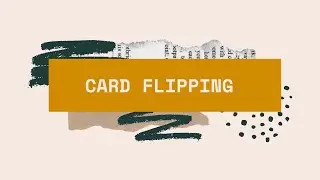 Flipping card using HTML and CSS