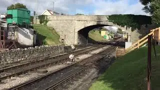 LSWR M7 30053 departing Swanage August 2016