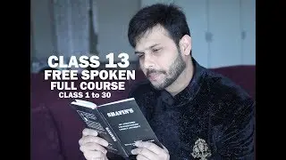How to start spoken English course for beginners (class 13)