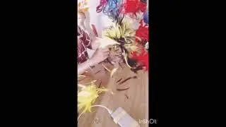 How to make Fascinator curved feathers #finexcollections #newyear #fascinator #foryou #breakingnews 