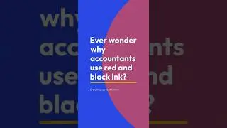 Why Red and Black Ink? #AccountingTips, #MoneyHacks, #LearnAccounting, #FinanceFun
