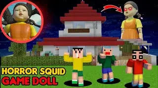  i Found Scariest SQUID GAME DOLL 😱 in Minecraft |Minecraft Horror |