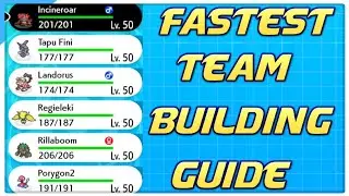 FASTEST Team Building Guide! VGC 2021 Series 9 Pokemon Sword and Shield Competitive Wifi Battle