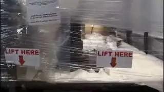 Inspect The Revolution ST Pallet Wrapper for Freight Damage