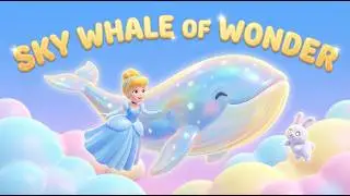 Cinderella & The Sky Whale of Wonder 🐳✨ | 3D Cosmic Kids Episode