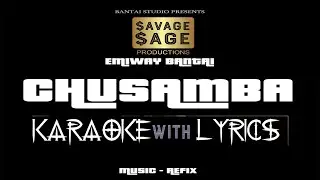 Chusamba|Emiway Bantai|Refix|Instrumental with Lyrics