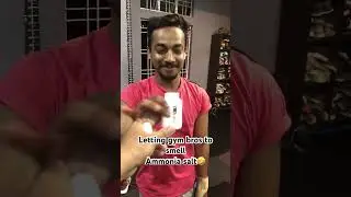Ammonia salt 🧂😆 #reaction #ammonia #salt #powerlifting #power #india #demigod #wpc #ipf #itanagar