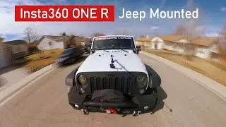 Insta360 One R mounted on my Jeep