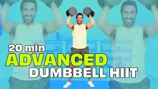 ADVANCED Dumbbell HIIT | 20 Minute Workout | The Body Coach TV