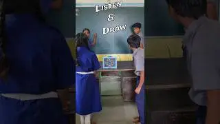 listen and draw game | challenging games | funny games | school activities | school games #shorts