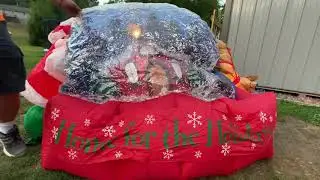 Gemmy 2007 inflatable snow globe