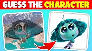 Guess the REAL Inside Out 2 Movie Character || Squint your eyes | Anxiety, Joy, Disgust