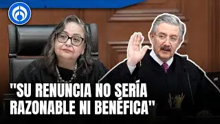 Luis María Aguilar 'pone el pecho' por Norma Piña