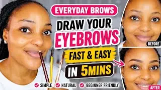 My Everyday Eyebrow Routine | Simple Natural Brows Tutorial for Beginners