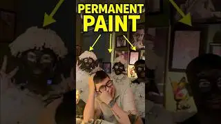 They can&rsquo;t get the paint off&hellip; 😭 #shorts