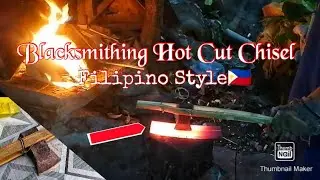 BLACKSMITHING TRADITIONAL FILIPINO SMITH'S TOOL | Pagpapanday ng Silsil |TRERA Blacksmith