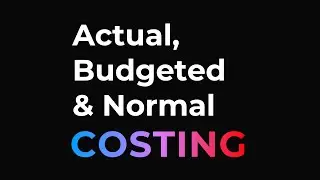 Actual, Budgeted, and Normal Costing