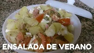 Ensalada de verano / RECETA CASERA  / Rica Nutritiva y F&aacute;cil de hacer |