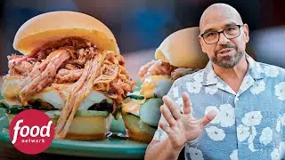 Duelo de preparar hamb&uacute;rgueres na grelha! | Duelo com Michael Symon | Food Network Brasil