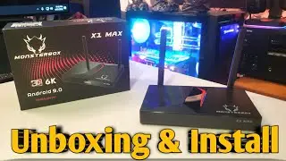 Monsterbox X1 MAX Android TV Streaming Box - Unboxing