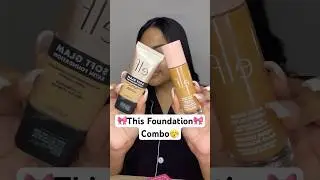 🎀This Foundation Combo😮&zwj;💨🎀  #elfcosmetics #foundation #makeup #makeupshorts #beauty #facemakeup