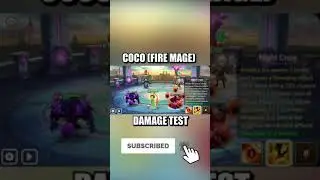 Summoners War | One Shot Kill - Coco (Fire Mage) #shorts