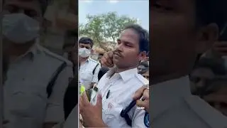 MAN LOST HIS LIFE due to TRAFFIC POLICE Negligence in Balanagar Hyderabad #balanagar #hyderabad