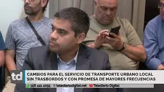 Cambios para el servicio de transporte urbano, sin transbordos y con promesa de mayores frecuencias