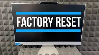 How to Factory Reset ASUS 23.8 in. All-In-One Desktop | Delete Everything & Start like New