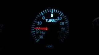 Porsche 924 Turbo S boost response while in 5th gear