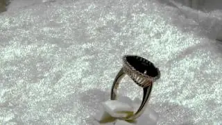 Silberring in Rosegold vergoldet mit Quarz: Frieda