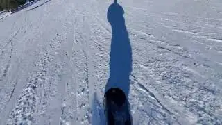 Snowboarding in Alaska with my 90s gear :)