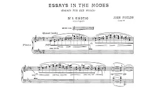John Foulds - Essays in the Modes, Op. 78