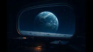 Moon Café in Orbit 🌕☕ | Lunar & Space Healing Music for Deep Relaxation