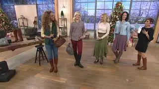 Frye Choice of Calf Leather Tall Shaft Boots - Phillip Harness on QVC