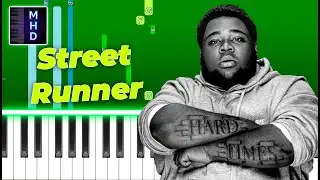 Rod Wave - Street Runner (Piano Tutorial Easy)
