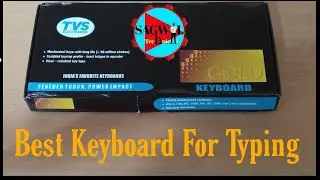 Best Keyboard for Typing - TVS Gold Bharat Gold USB Keyboard (Black)