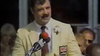 Miami Dolphins Larry Csonka and Jim Langer HOF Inductions 1987