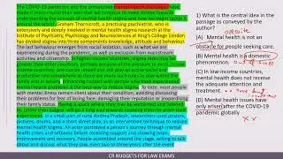 CLAT 2021: Logical Reasoning Passage 1- Learning- Mark the option that you can best defend