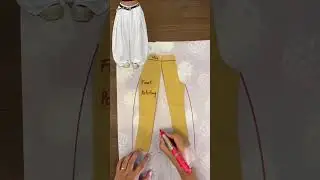 Design pants in 5 minutes #diy #sewingtutorial #handmadeinusa