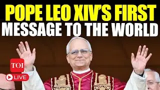 New Pope Announced 2025 LIVE | New Pope Cardinal Robert Prevost LIVE | Pope Leo XIV LIVE | Vatican