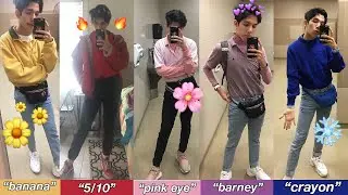 i wore solid colored outfits to school for a week