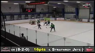 WOSHL HIGHLIGHTS 2022-23 - Stratford Fighting Irish at Elora Rocks - Fri, Dec 2nd 2022